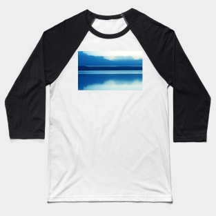 Lakeside Abstraction. Baseball T-Shirt